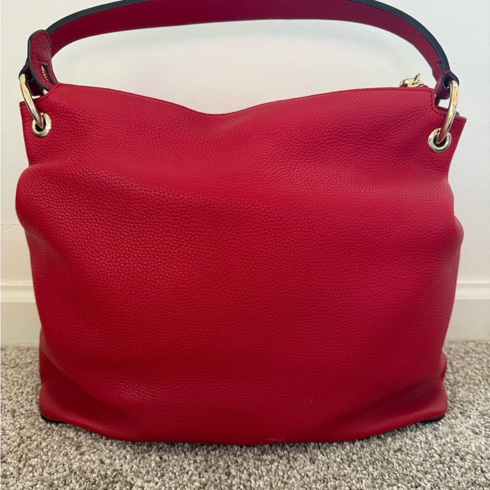 Gucci Large Calfskin Pebbled SoHo Convertible Hobo Bag, EUC - Picture 12 of 14